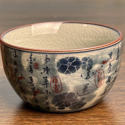 Old clay high aesthetic cup, Chinese style